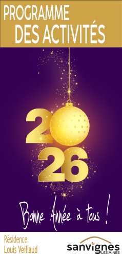 plaquette activités séniors du mois de janvier meilleurs voeux 2026