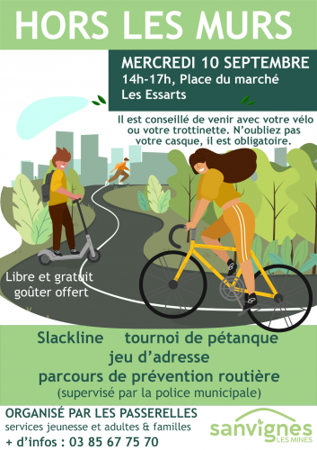 activité hors les murs des Passerelles le 10 septembre 2025 aux Essarts