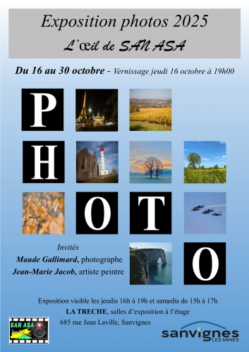 exposition photographique de san asa du 16 au 30 octobre