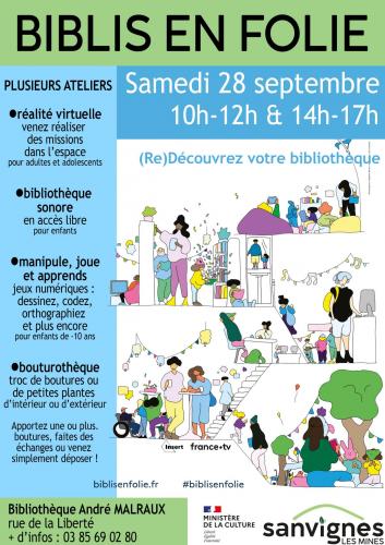 affiche biblis en folie