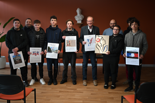 Classe de CAP Métallerie à la mairie