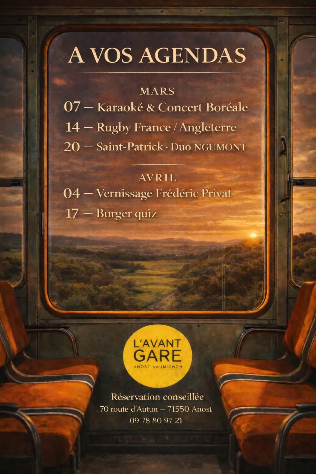 avant gare mars avril