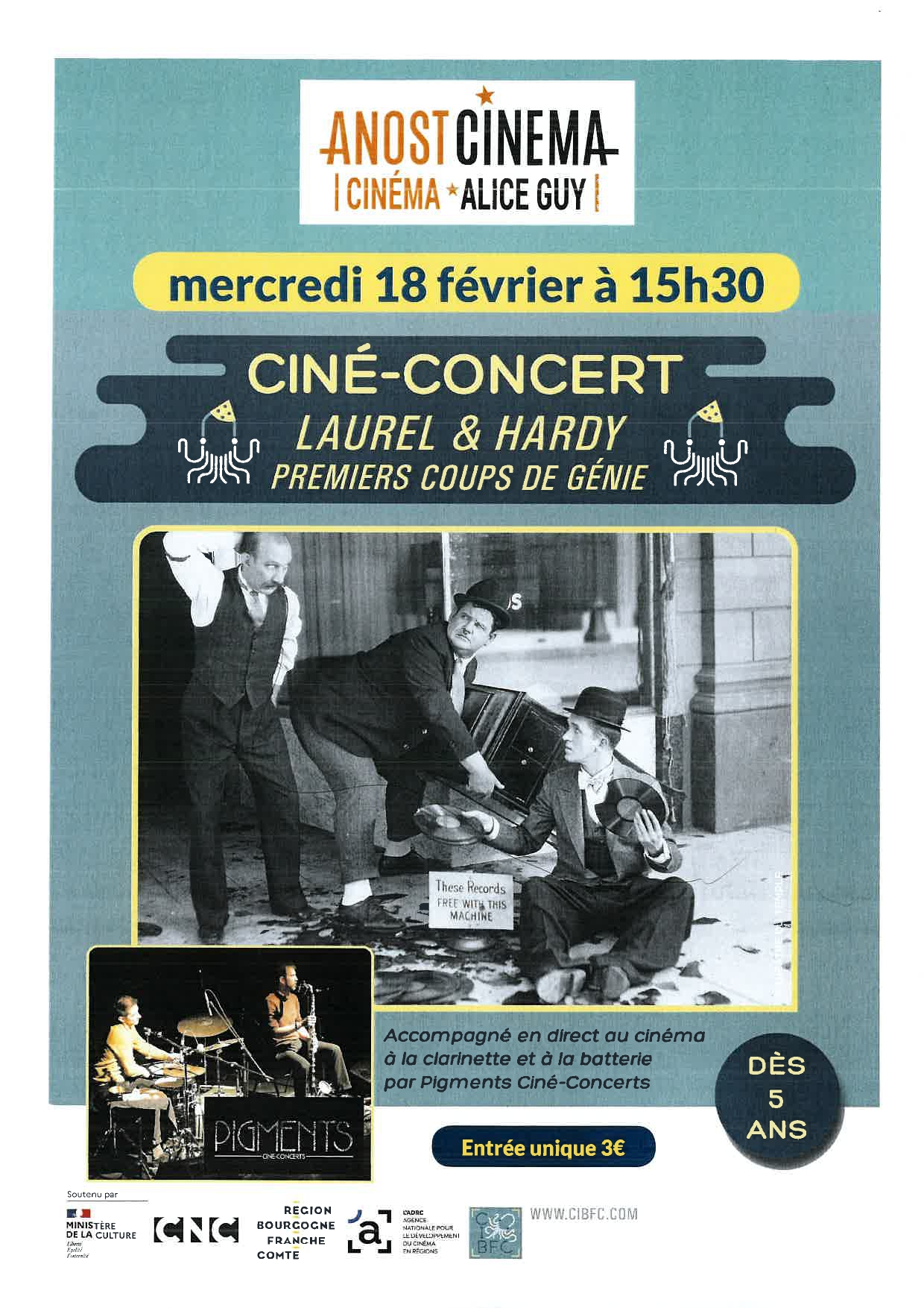 cine concert laurel et hardy